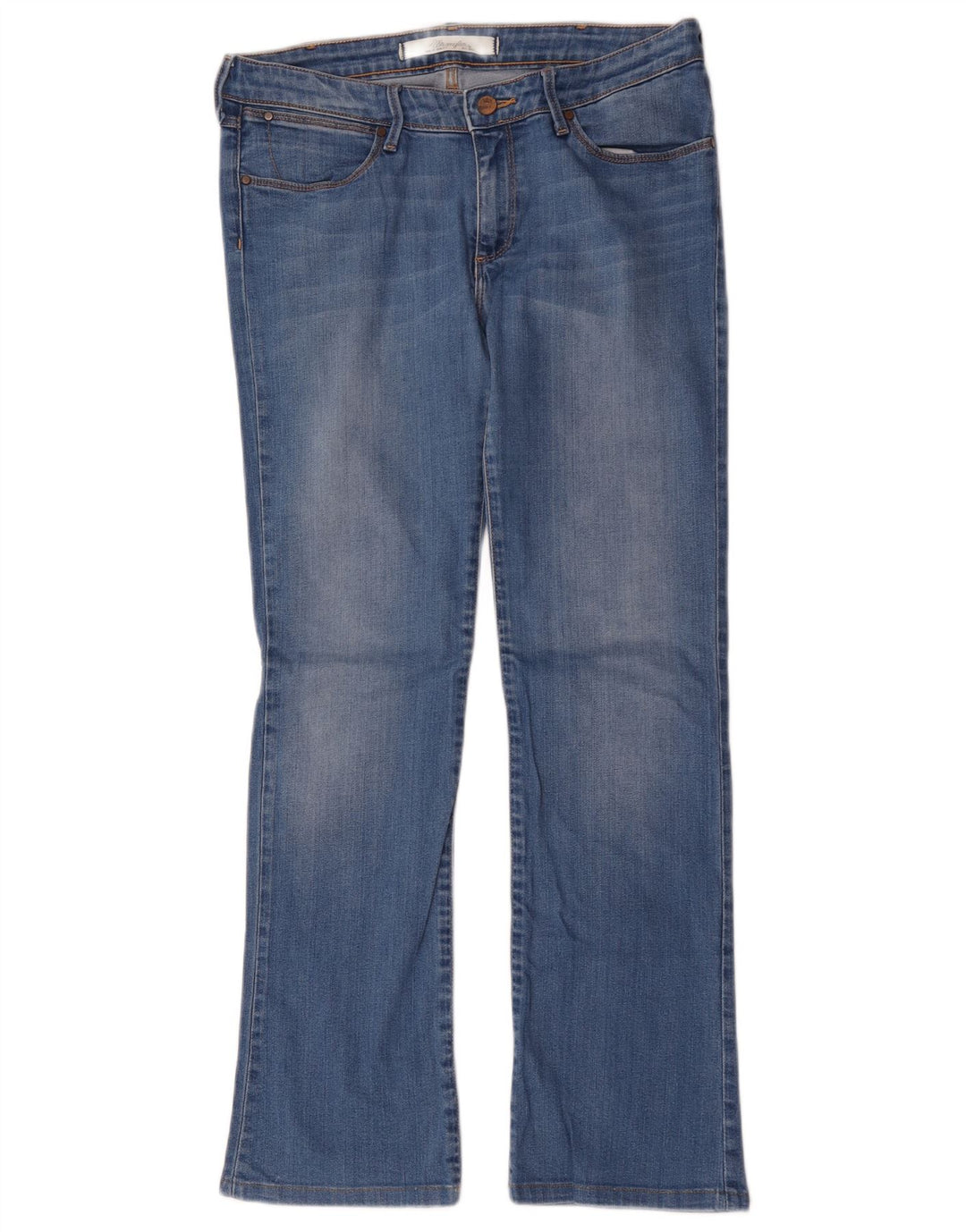 Wrangler Womens Catrin Bootcut Jeans W31 L30 Blue Cotton