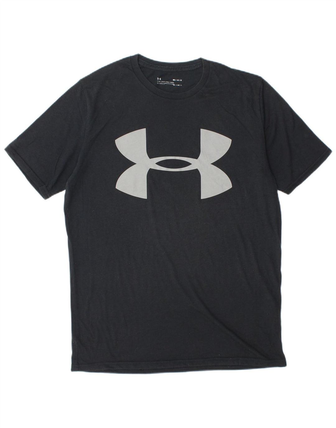UNDER ARMOUR Mens Heat Gear Graphic T-Shirt Top Medium Black Cotton