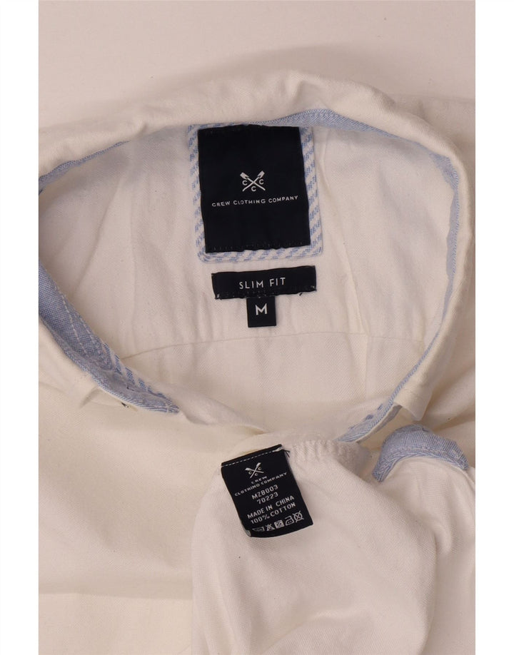 Crew Clothing Mens Slim Fit Shirt Medium White Cotton