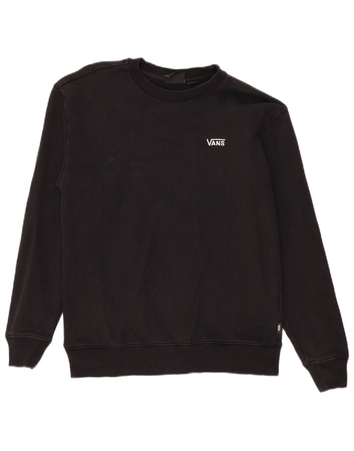 Vans Mens Sweatshirt Jumper XS Black Cotton
