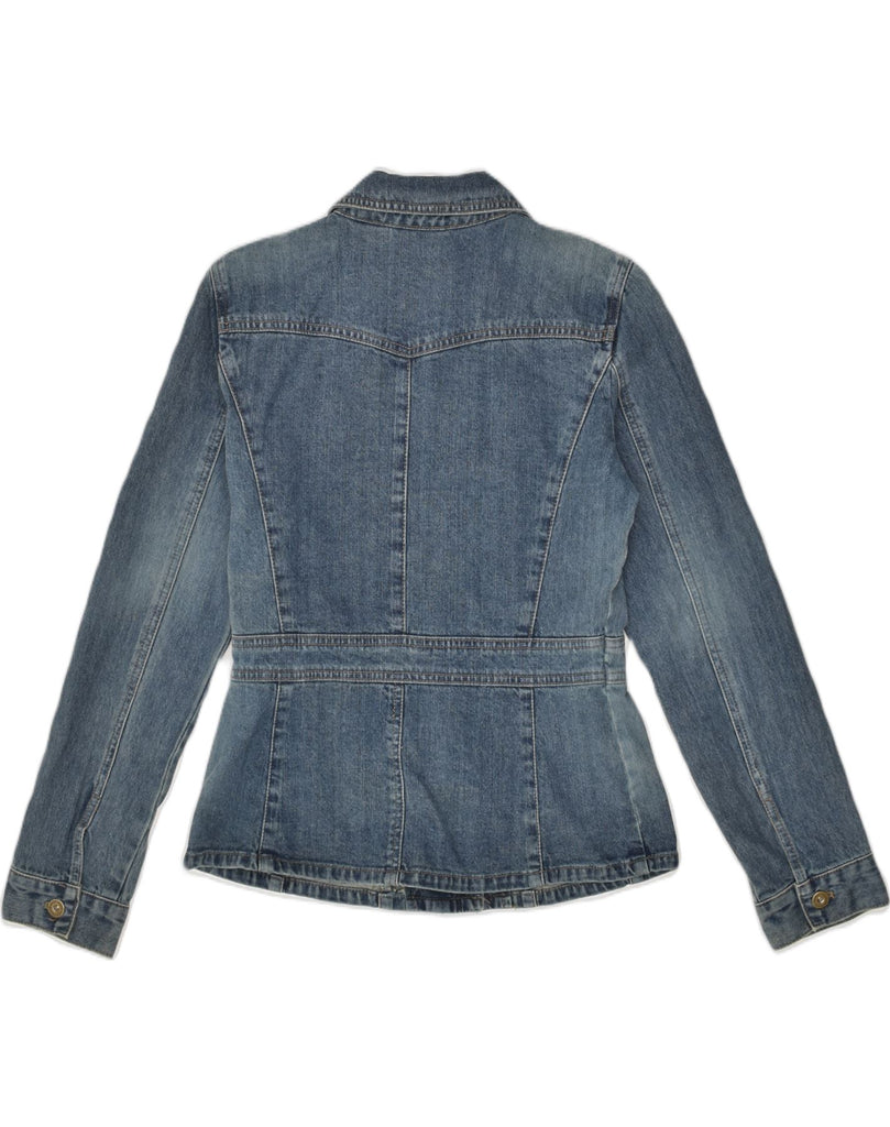 DKNY Womens Denim Jacket UK 12 Medium Blue | Vintage Dkny | Thrift | Second-Hand Dkny | Used Clothing | Messina Hembry 