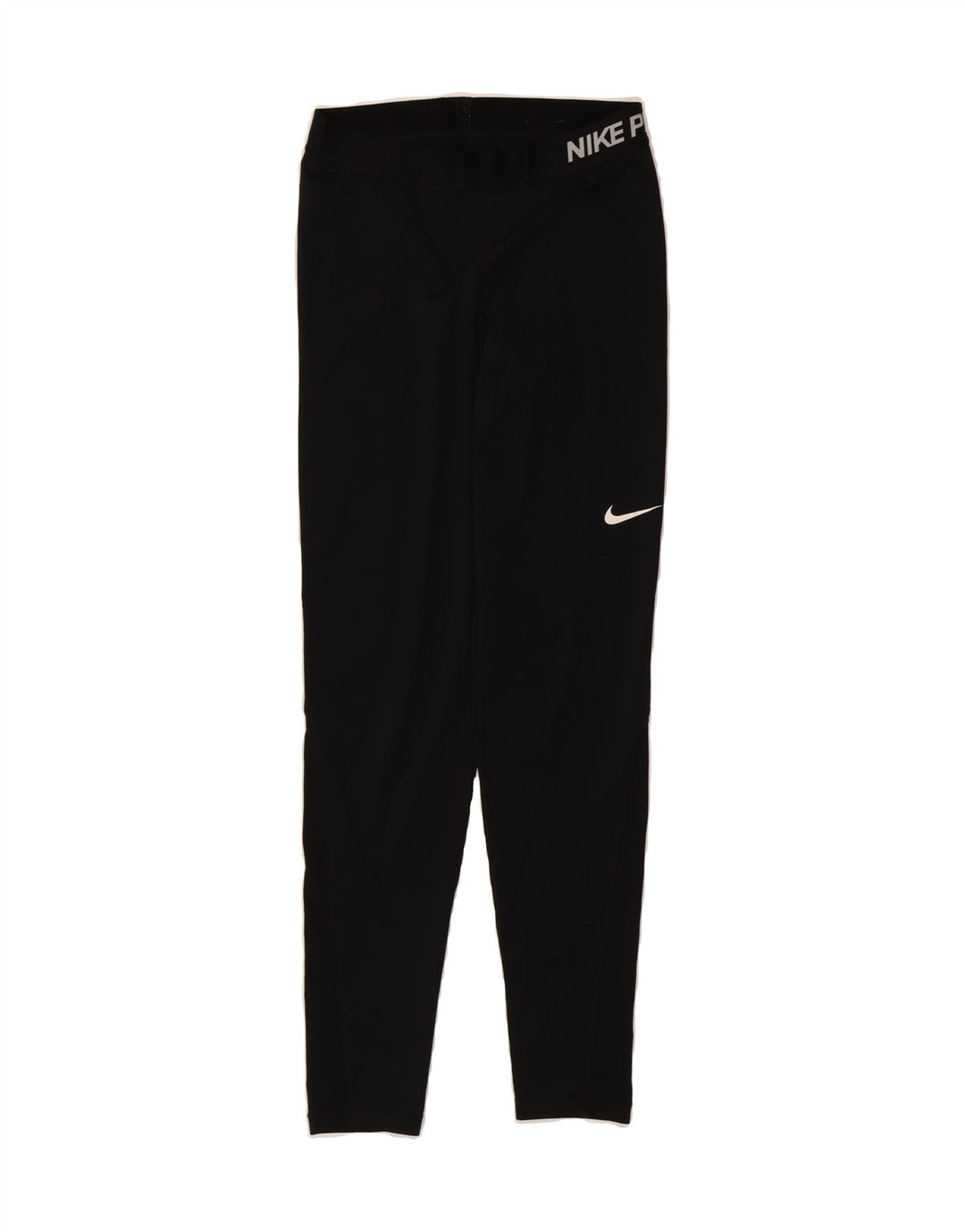NIKE Womens Graphic Leggings UK 12 Medium  Black Vintage Nike and Second-Hand Nike from Messina Hembry 