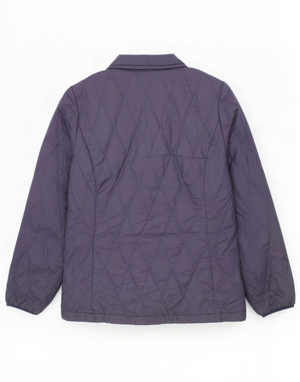 Patagonia Boys Quilted Jacket 9-10 Years Medium Navy Blue Polyester