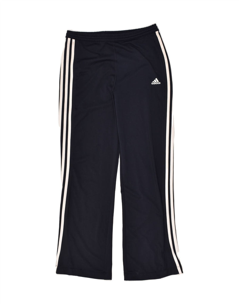 ADIDAS Boys Tracksuit Trousers 13-14 Years Navy Blue Polyester | Vintage Adidas | Thrift | Second-Hand Adidas | Used Clothing | Messina Hembry 