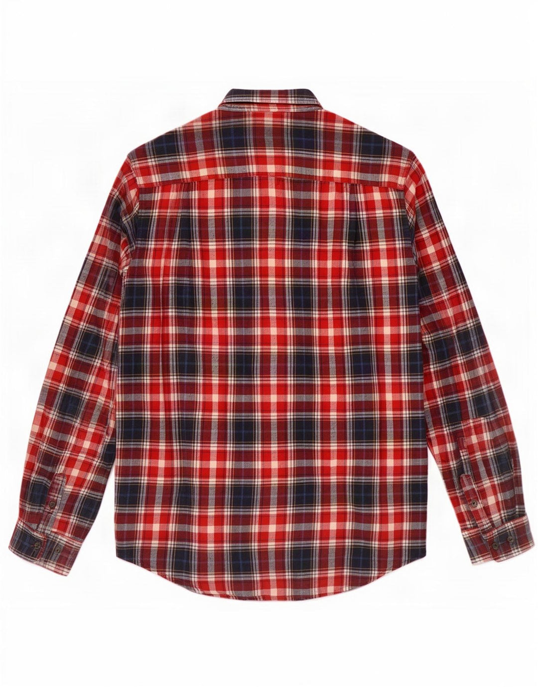 Superdry Mens Flannel Shirt XL Red Check Cotton
