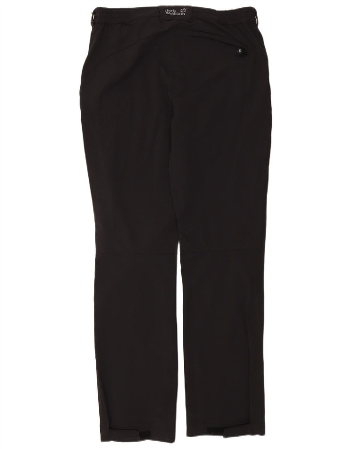 Jack Wolfskin Womens Straight Cargo Trousers Medium W30 L33 Black Polyester