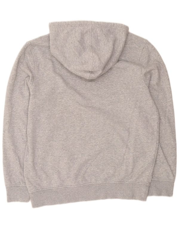Canterbury Mens Graphic Hoodie Jumper XL Grey Flecked Cotton