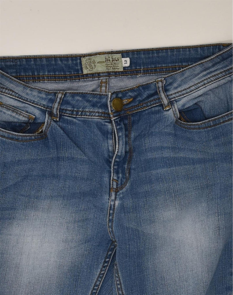 FAT FACE Womens Cropped Jeans UK 12 Medium W30 L25  Blue Cotton | Vintage Fat Face | Thrift | Second-Hand Fat Face | Used Clothing | Messina Hembry 