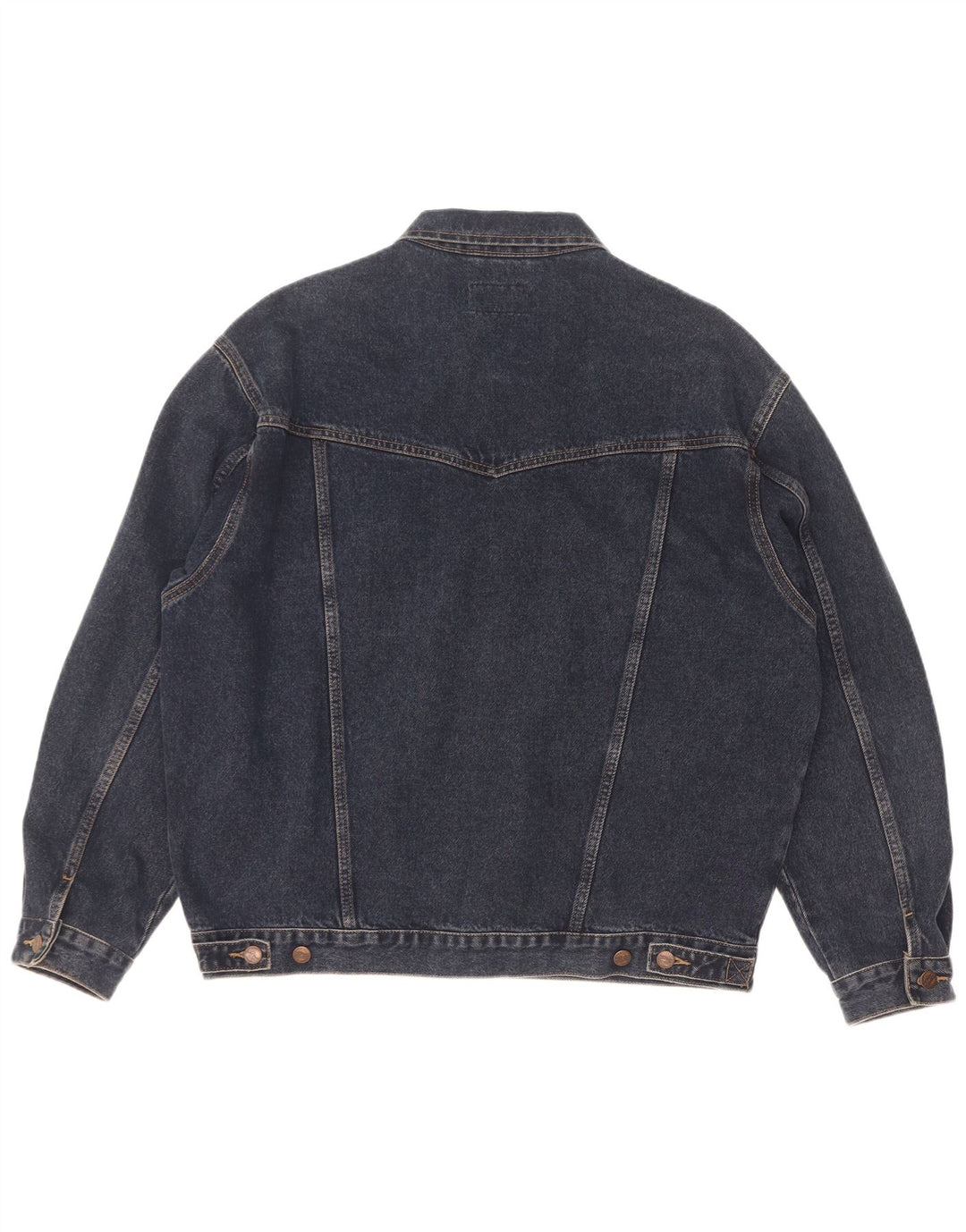 Wrangler Mens Denim Jacket UK 42 XL Blue Cotton