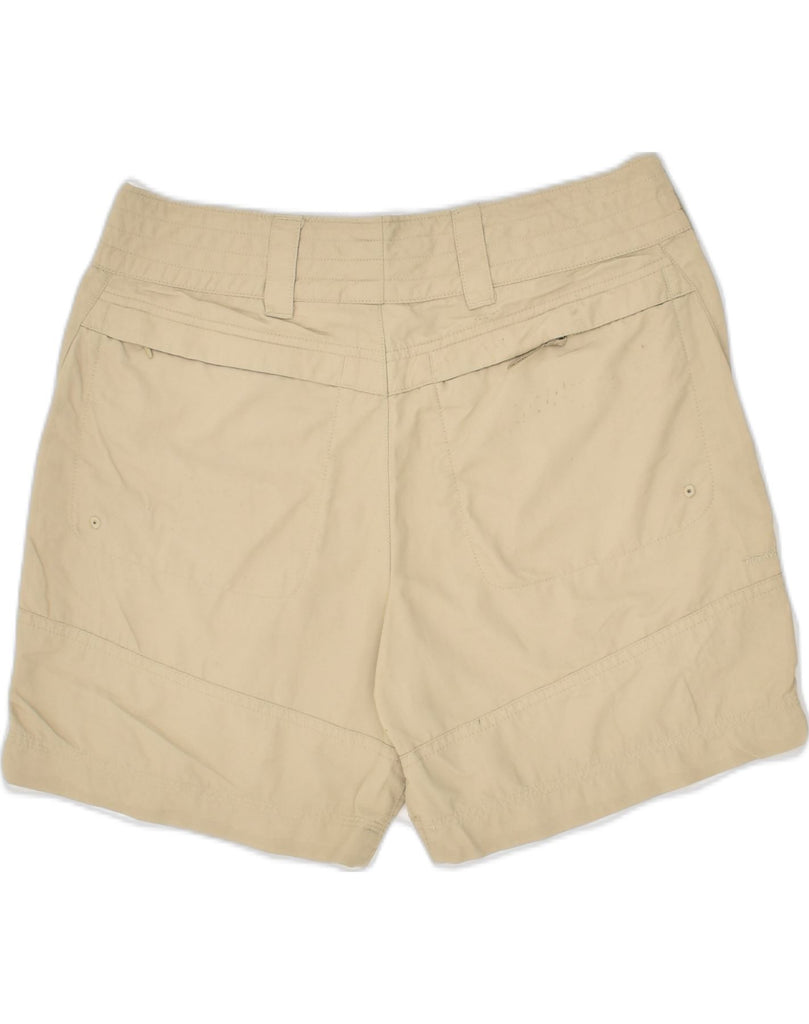 COLUMBIA Womens Chino Shorts US 8 Small W30 Beige Nylon | Vintage Columbia | Thrift | Second-Hand Columbia | Used Clothing | Messina Hembry 