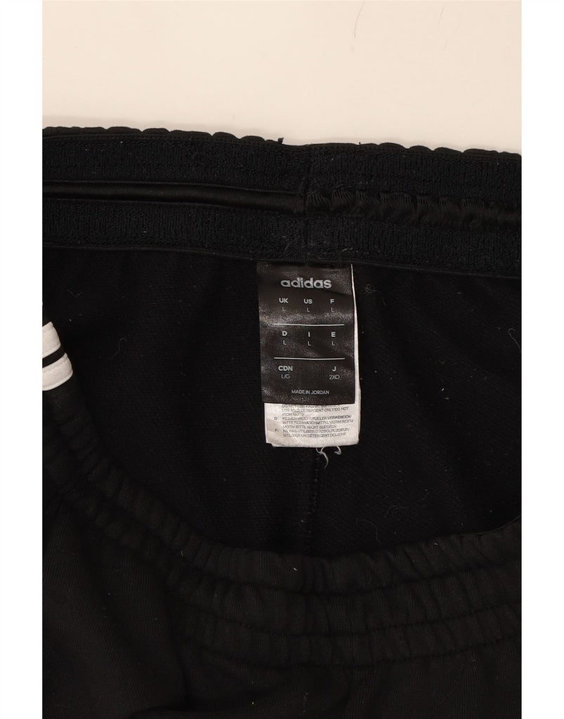 ADIDAS Mens Climalite Tracksuit Trousers Joggers Large  Black Polyester Vintage Adidas and Second-Hand Adidas from Messina Hembry 