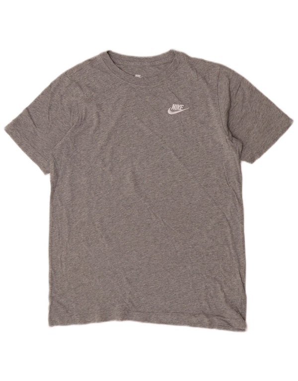 Nike Boys T-Shirt Top 13-14 Years XL Grey Flecked Cotton