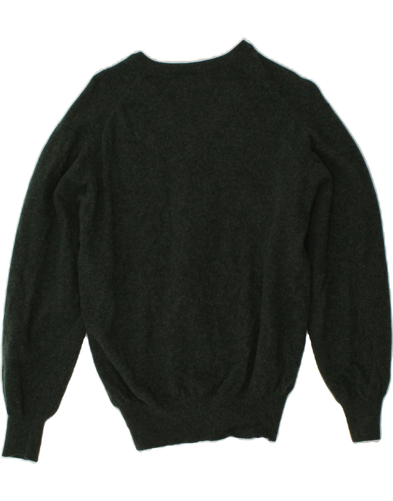 BALLANTYNE Womens V-Neck Jumper Sweater IT 44 Medium Green Wool | Vintage Ballantyne | Thrift | Second-Hand Ballantyne | Used Clothing | Messina Hembry 