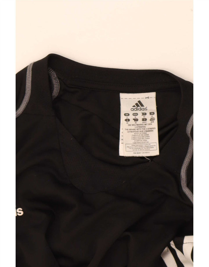 Adidas Womens Climacool Vest Top UK 14 Medium Black Polyester