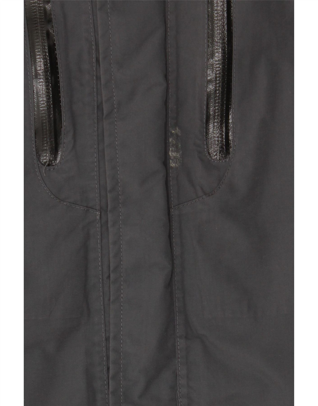 Jack Wolfskin Mens Loose Fit Rain Jacket UK 34 Small Grey Colourblock