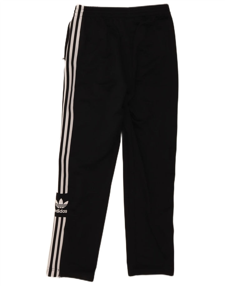 ADIDAS Mens Tracksuit Trousers Small  Black Polyester