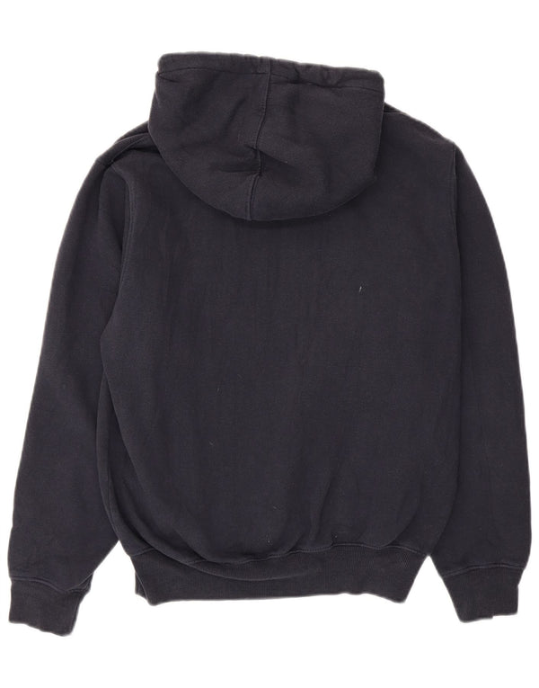 Hard Rock Cafe Mens Barcolana Graphic Hoodie Jumper Medium Navy Blue Cotton