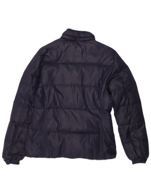 CHAMPION Womens Padded Jacket UK 14 Medium Navy Blue