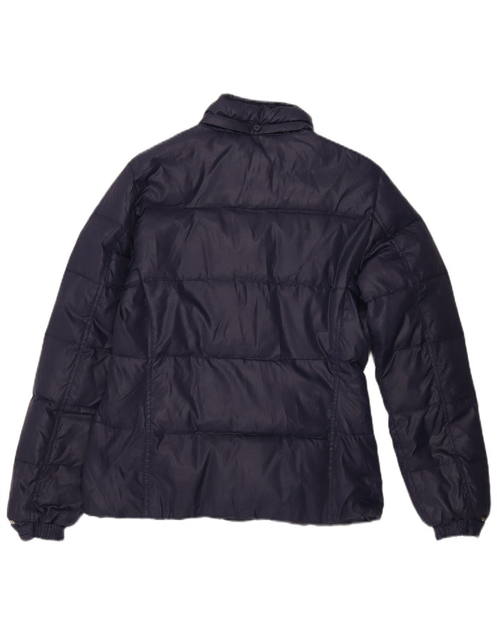 CHAMPION Womens Padded Jacket UK 14 Medium Navy Blue