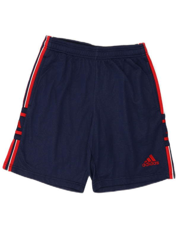 Adidas Mens Graphic Sport Shorts Medium Navy Blue Polyamide