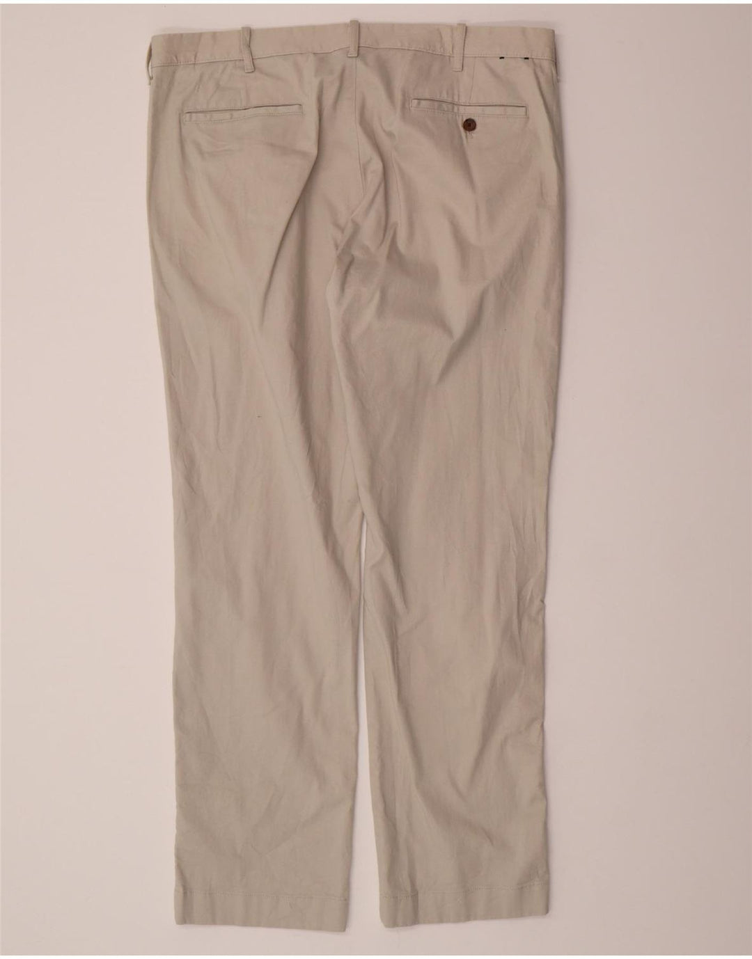 J. CREW Mens Flex Straight Chino Trousers W38 L32 Beige Cotton Vintage J. Crew and Second-Hand J. Crew from Messina Hembry 
