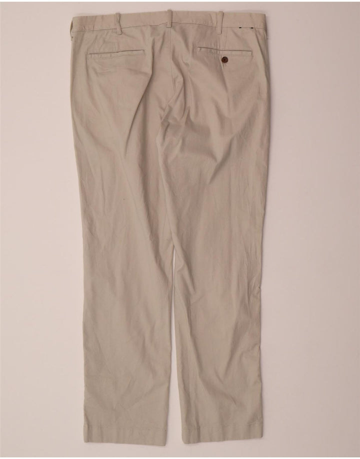 J. CREW Mens Flex Straight Chino Trousers W38 L32 Beige Cotton Vintage J. Crew and Second-Hand J. Crew from Messina Hembry 