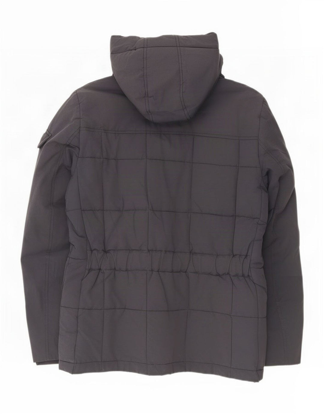 Woolrich Mens Hooded Padded Jacket UK 40 Large Navy Blue Nylon
