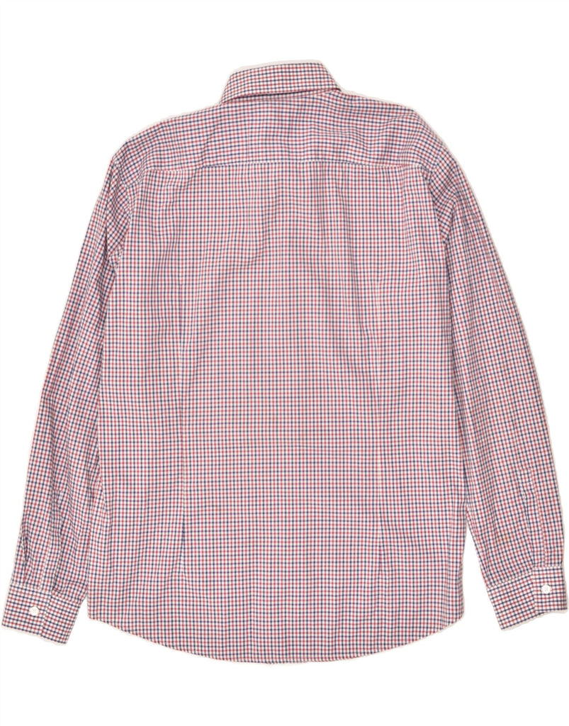 HUGO BOSS Mens Slim Fit Shirt 2XL Red Check Cotton | Vintage Hugo Boss | Thrift | Second-Hand Hugo Boss | Used Clothing | Messina Hembry 