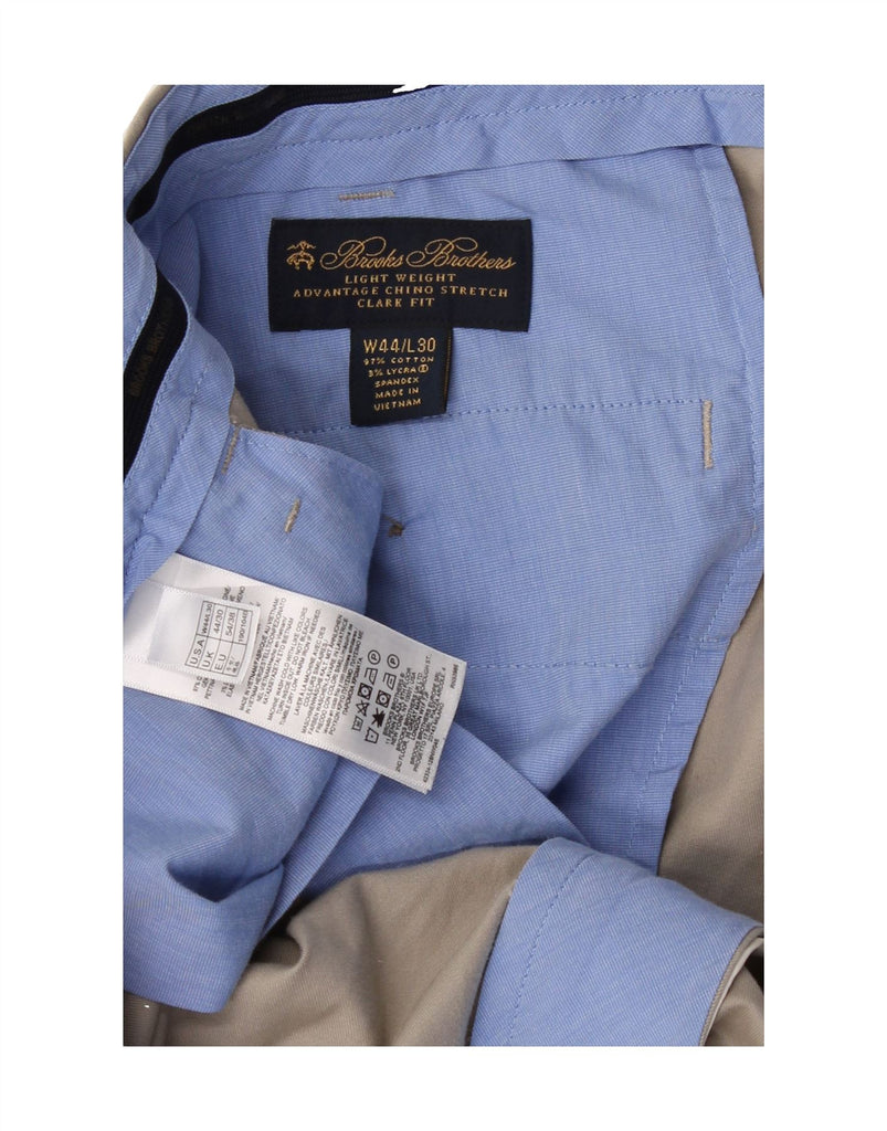 BROOKS BROTHERS Mens Clark Straight Chino Trousers W44 L24 Beige Cotton Vintage Brooks Brothers and Second-Hand Brooks Brothers from Messina Hembry 