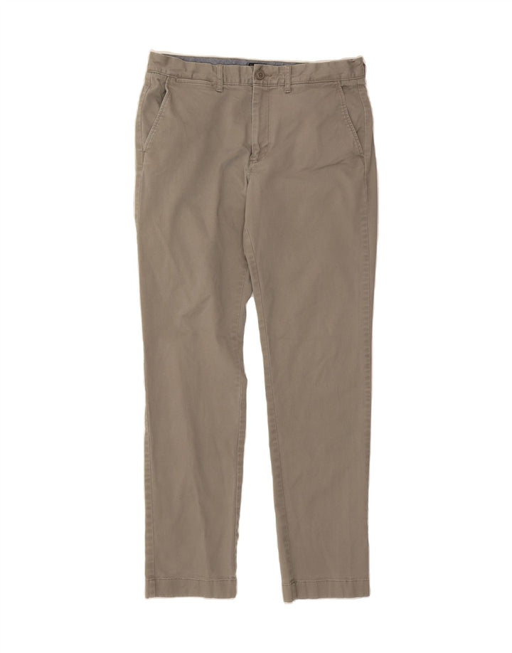 J. CREW Mens Slim Chino Trousers W31 L32 Beige Cotton Vintage J. Crew and Second-Hand J. Crew from Messina Hembry 