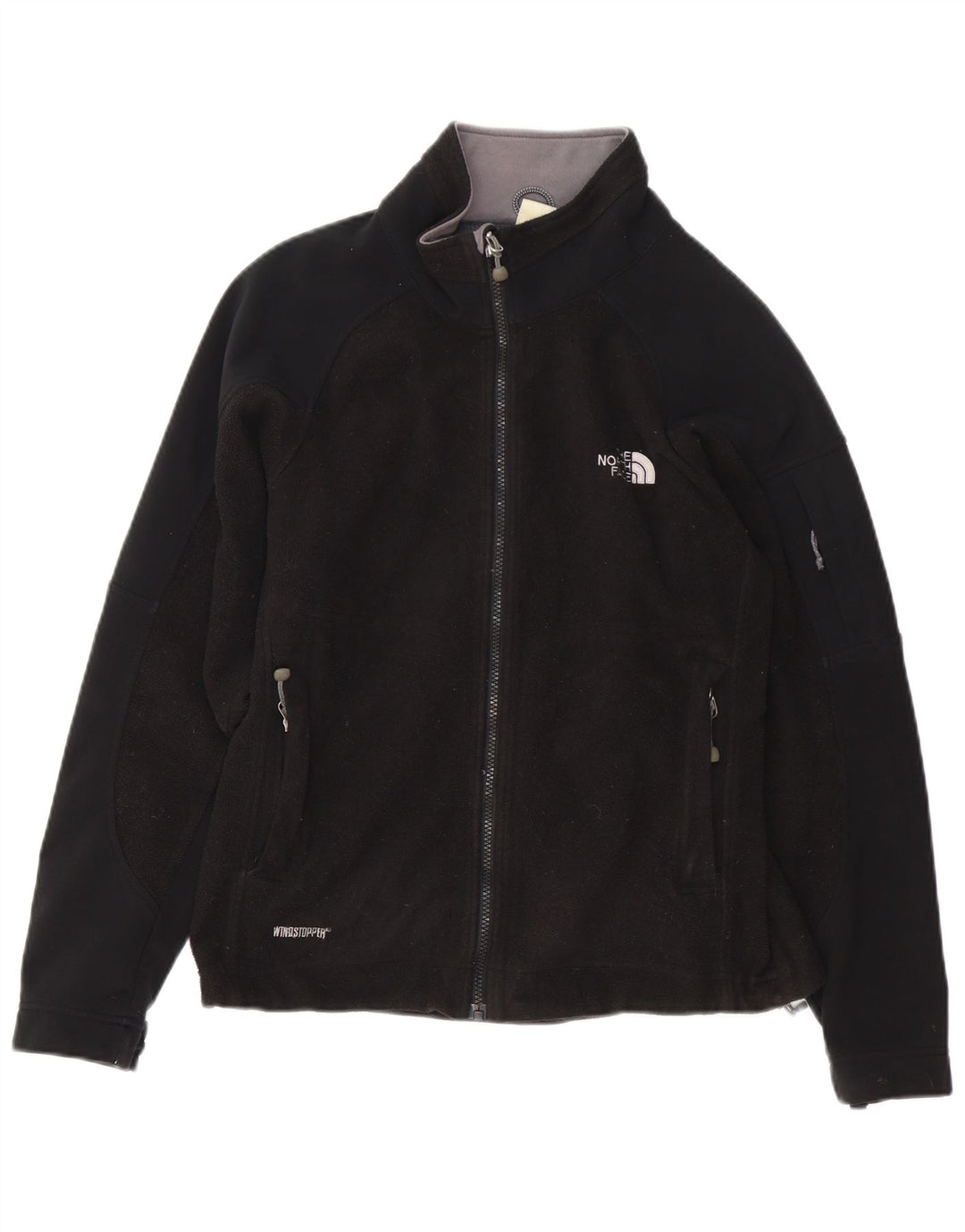 THE NORTH FACE Womens Fleece Jacket UK 14 Medium Black Polyester