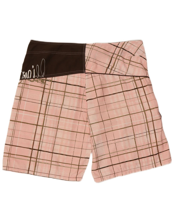 O'Neill Mens Swimming Shorts XL  Pink Check