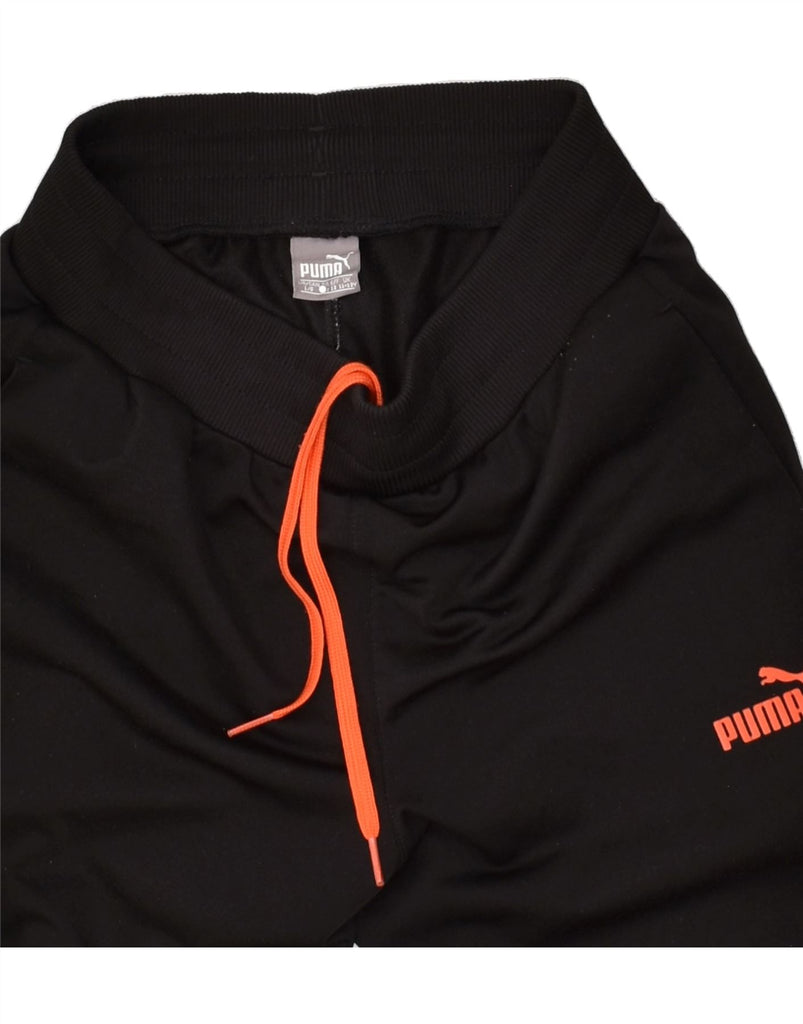 PUMA Boys Tracksuit Trousers Joggers 11-12 Years Black | Vintage Puma | Thrift | Second-Hand Puma | Used Clothing | Messina Hembry 