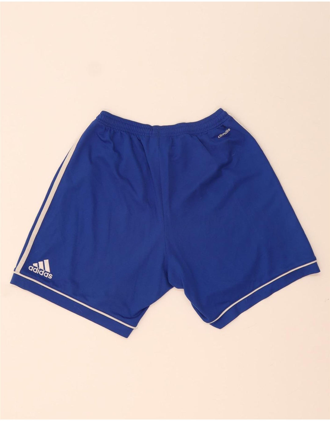 Adidas Mens Climalite Sport Shorts Small Blue Polyester