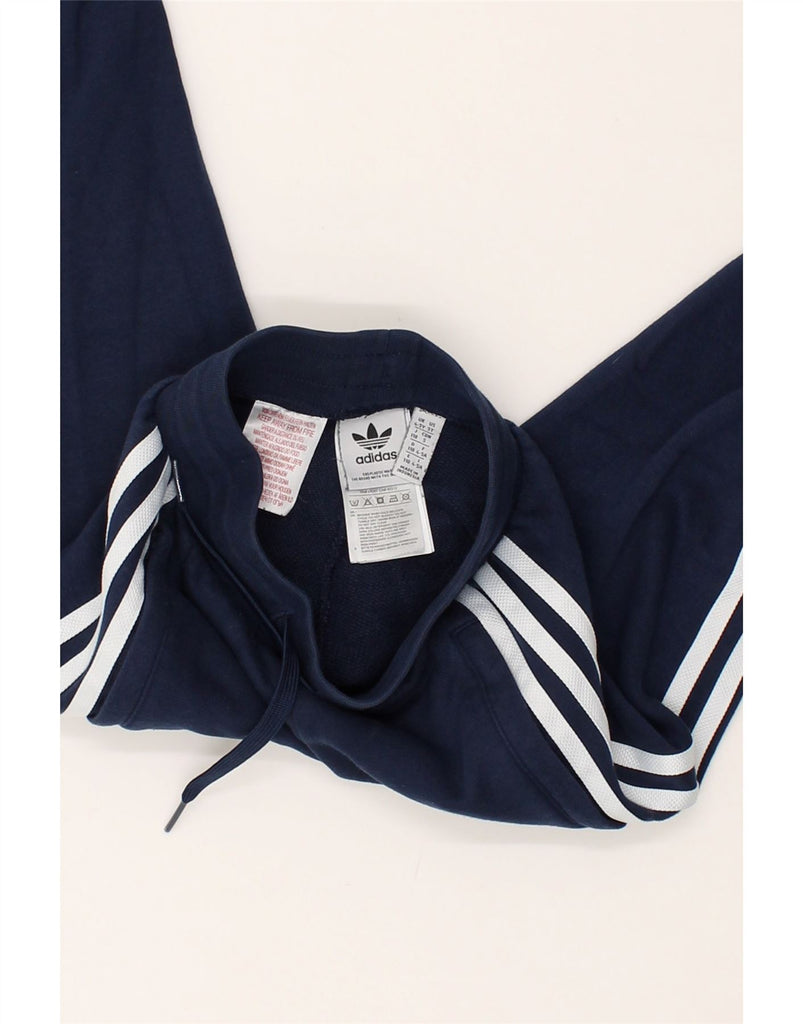 ADIDAS Boys Tracksuit Trousers Joggers 4-5 Years Navy Blue Cotton | Vintage Adidas | Thrift | Second-Hand Adidas | Used Clothing | Messina Hembry 