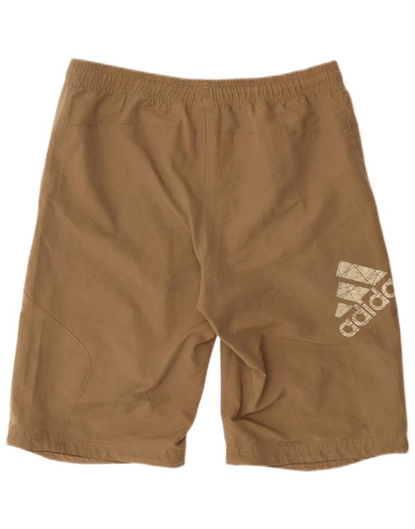 Adidas Mens Graphic Sport Shorts Medium  Brown Polyester