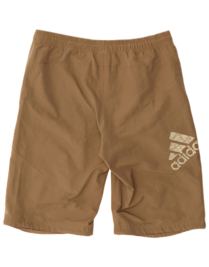Adidas Mens Graphic Sport Shorts Medium  Brown Polyester