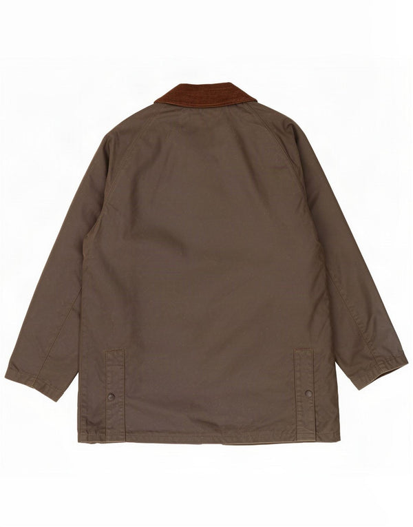 Wilkes&Akerman Mens Waxed Cotton Jacket UK 40 Large Khaki Polyester