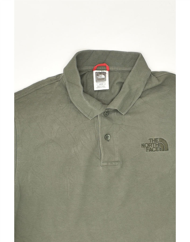 THE NORTH FACE Mens Polo Shirt XS Khaki Cotton | Vintage The North Face | Thrift | Second-Hand The North Face | Used Clothing | Messina Hembry 