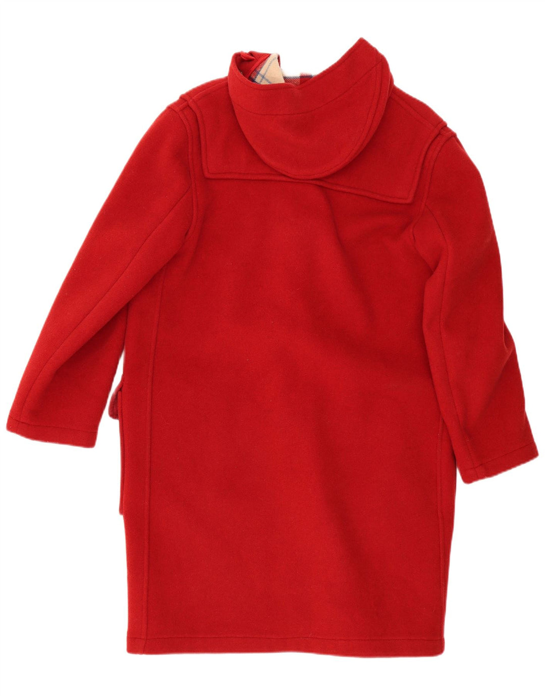 Gloverall Womens Hooded Duffle Coat UK 18 XL Red