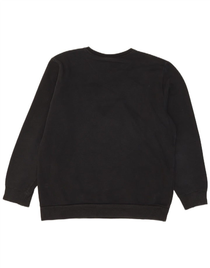 Adidas Mens Sweatshirt Jumper Large Black Cotton