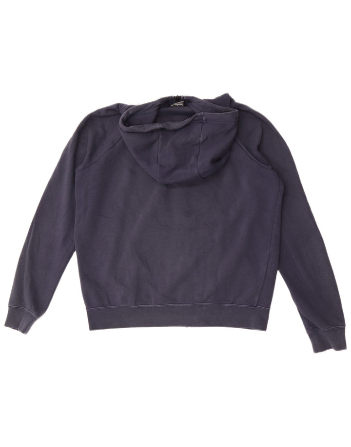 Nike Mens Zip Hoodie Sweater Small Navy Blue Cotton