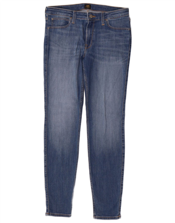 Lee Womens Scarlett Slim Jeans  W32 L33 Blue Cotton