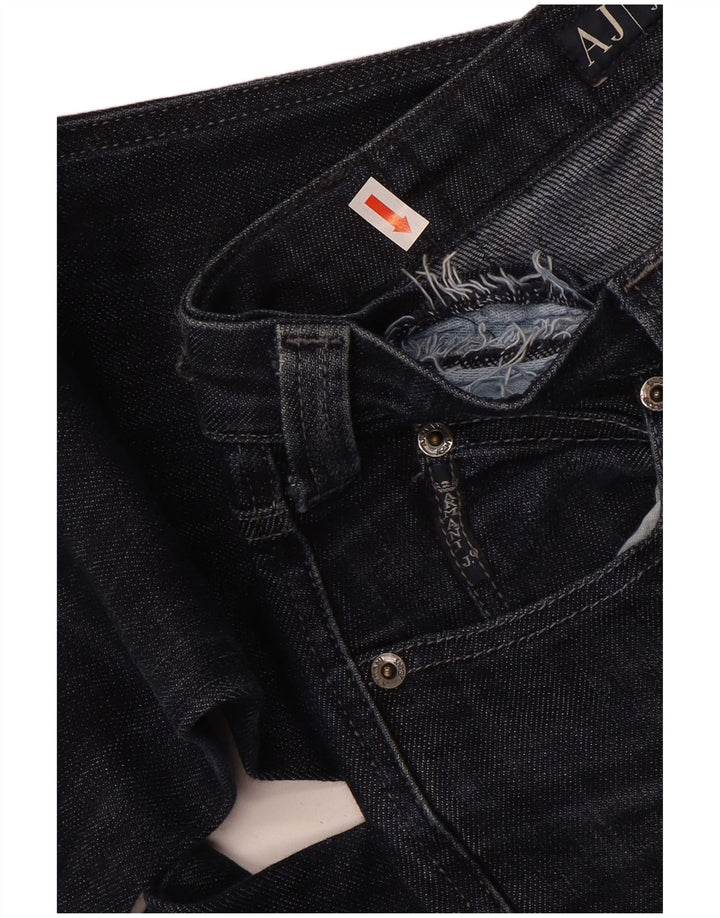 Armani Womens Straight Jeans W26 L32 Navy Blue Cotton