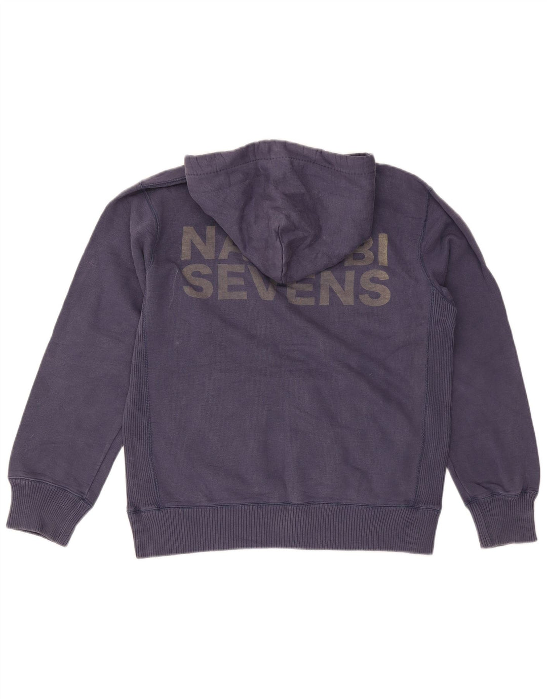 Jack Wills Mens Graphic Hoodie Jumper Medium Navy Blue Cotton