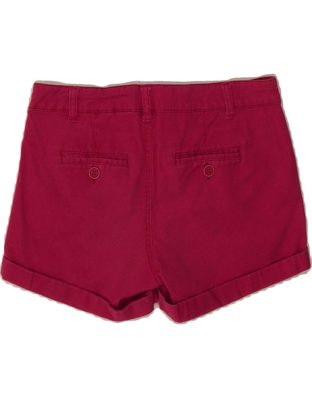 BENETTON Womens Chino Shorts W28 Medium Burgundy Cotton Vintage Benetton and Second-Hand Benetton from Messina Hembry 