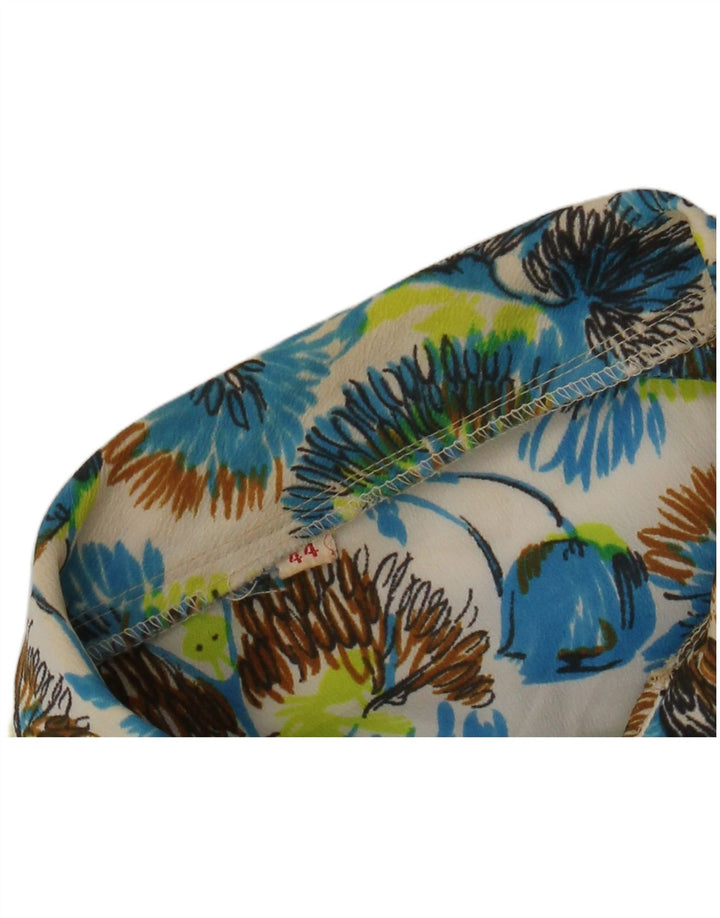 Vintage Womens Shirt IT 44 Medium Multicoloured Floral