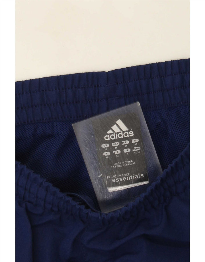Adidas Mens Climalite Tracksuit Trousers Medium Navy Blue Polyester