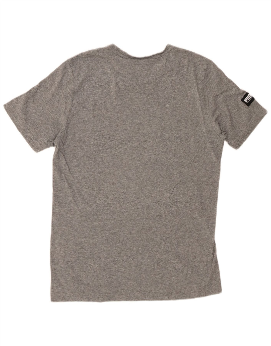PUMA Mens Graphic T-Shirt Top Medium Grey