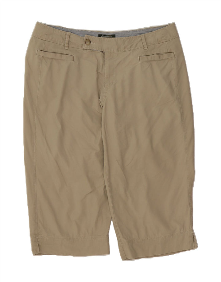 EDDIE BAUER Mens Blakely Fit Bermuda Shorts US 16 2XL W36  Beige Cotton Vintage Eddie Bauer and Second-Hand Eddie Bauer from Messina Hembry 